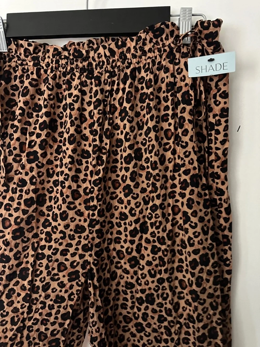 Shade & Shore Leopard Print Pants - Brown & Black - Picture 3 of 6